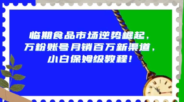 临期食品市场逆势崛起，万粉账号月销百万新渠道，小白保姆级教程【揭秘】-游客之家