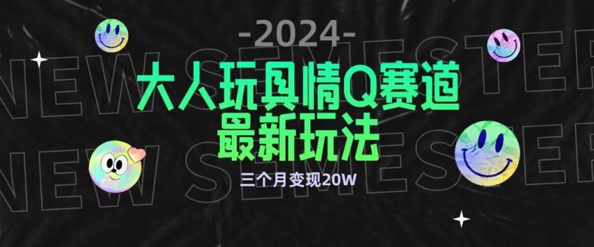 全新大人玩具情Q赛道合规新玩法，公转私域不封号流量多渠道变现，三个月变现20W【揭秘】-游客之家