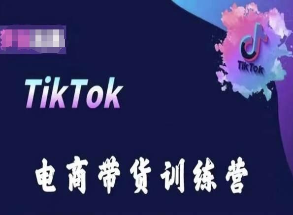 TikTok电商带货训练营，跟随时代潮流，跨境掘金-游客之家