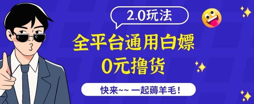 外面收费2980的全平台通用白嫖撸货项目2.0玩法【仅揭秘】-游客之家