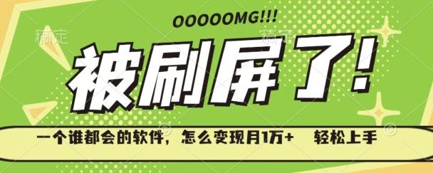 一个谁都会的软件，怎么变现月1万+轻松上手-游客之家