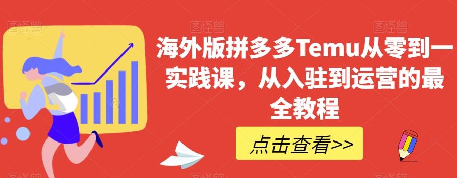 海外版拼多多Temu从零到一实践课，从入驻到运营的最全教程-游客之家