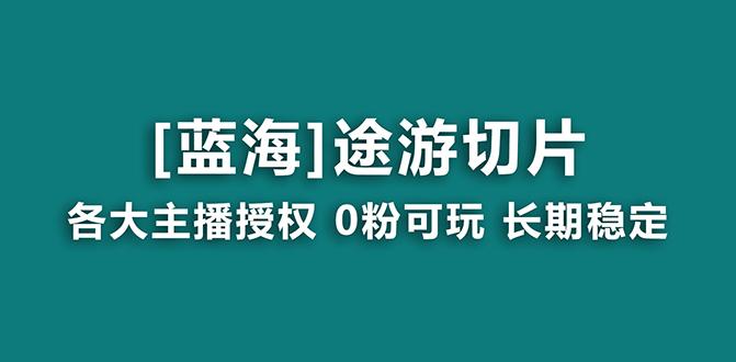 抖音途游切片，龙年第一个蓝海项目，提供授权和素材，长期稳定，月入过万-游客之家