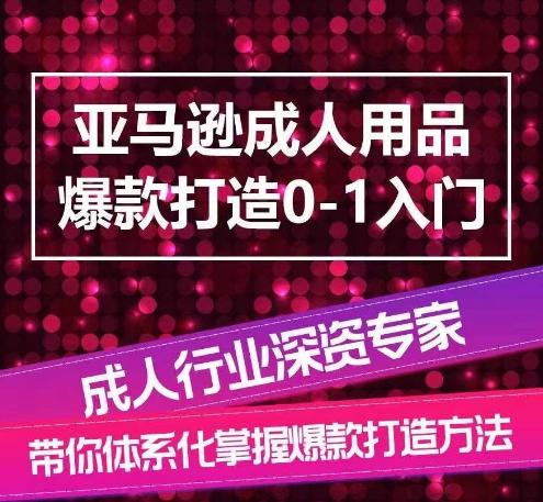 亚马逊成人用品爆款打造0-1入门，系统化讲解亚马逊成人用品爆款打造的流程-游客之家