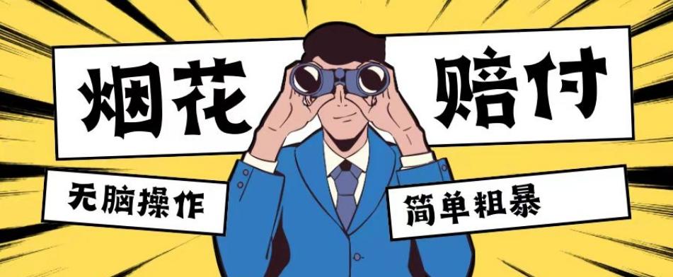 最新蓝海玩法，烟花爆竹赔付，单订单赔付200-500无脑操作【仅揭秘】-游客之家