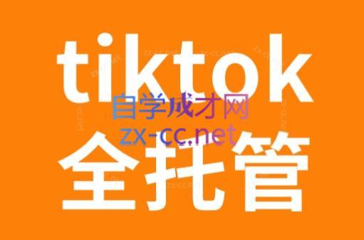 TikTok跨境电商全托管运营模式精品课-游客之家