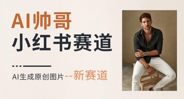 AI一键生成帅哥，新思路新赛道，涨粉迅速，轻松月入过万-游客之家