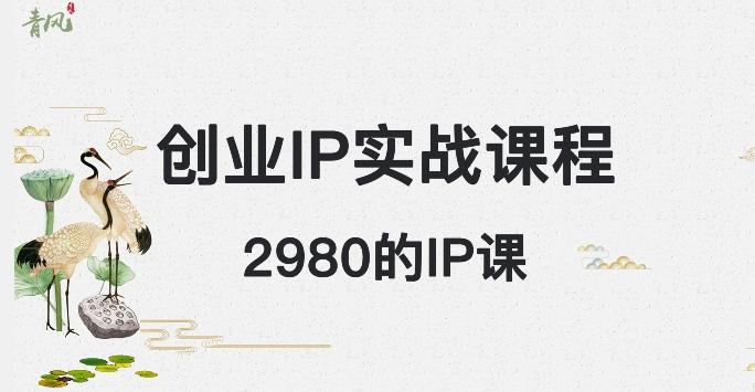 外边卖2980的创业IP课程，做私域月入5w+-游客之家
